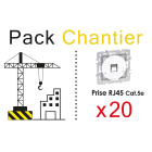 Eur Ohm - SQUARE voyant bleu