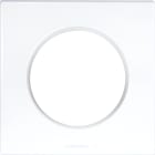 Eur Ohm - SQUARE PLAQ BLC 1P