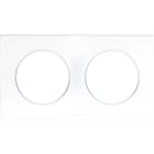 Eur Ohm - SQUARE PLAQ BLC 2P entr.71mm