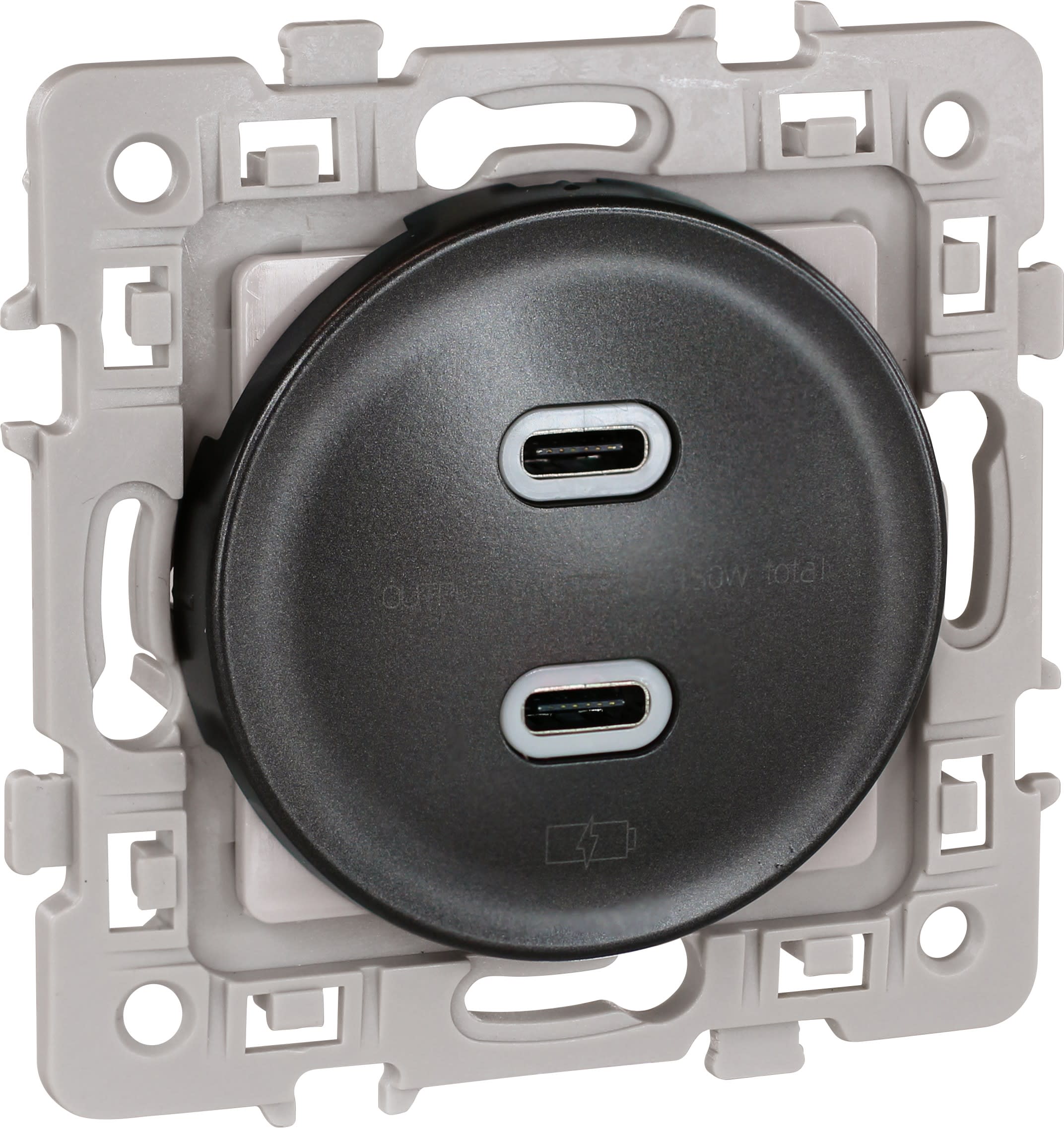 Eur Ohm - SQUARE chargeur dble USB C 5,5V VULCAIN