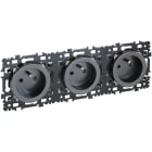 Eur Ohm - SQUARE PC 3x2P+T précab. VULCAIN