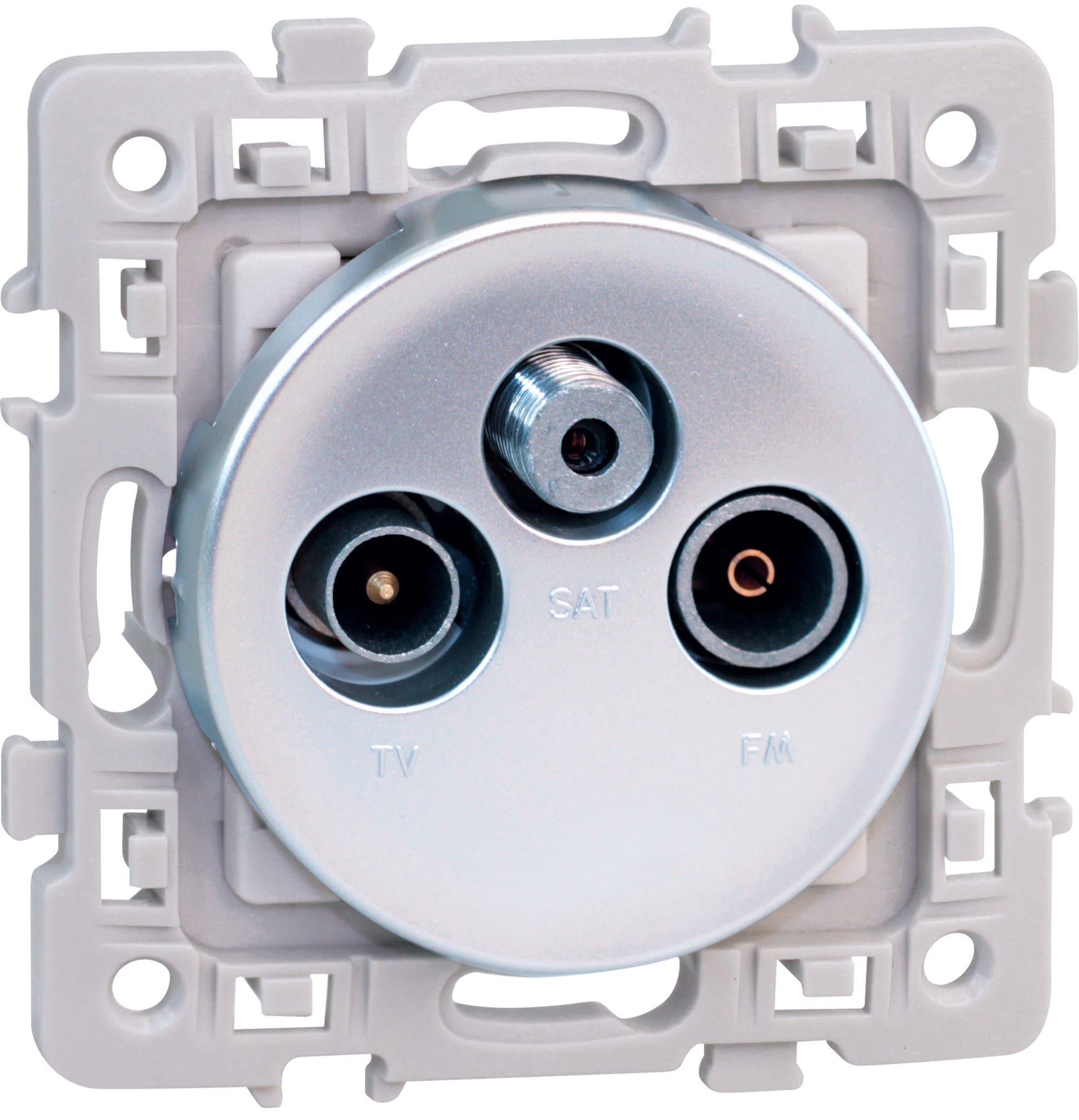 Eur Ohm - SQUARE TV-FM-SAT SILVER