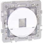 Eur Ohm - SQUARE RENO plastron RJ45 format KEYSTONE BLC