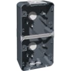 Eur Ohm - BOITE 2P GRIS vertic SAILLIE