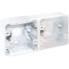 Eur Ohm - BOITE 2P BLANC horiz SAILLIE
