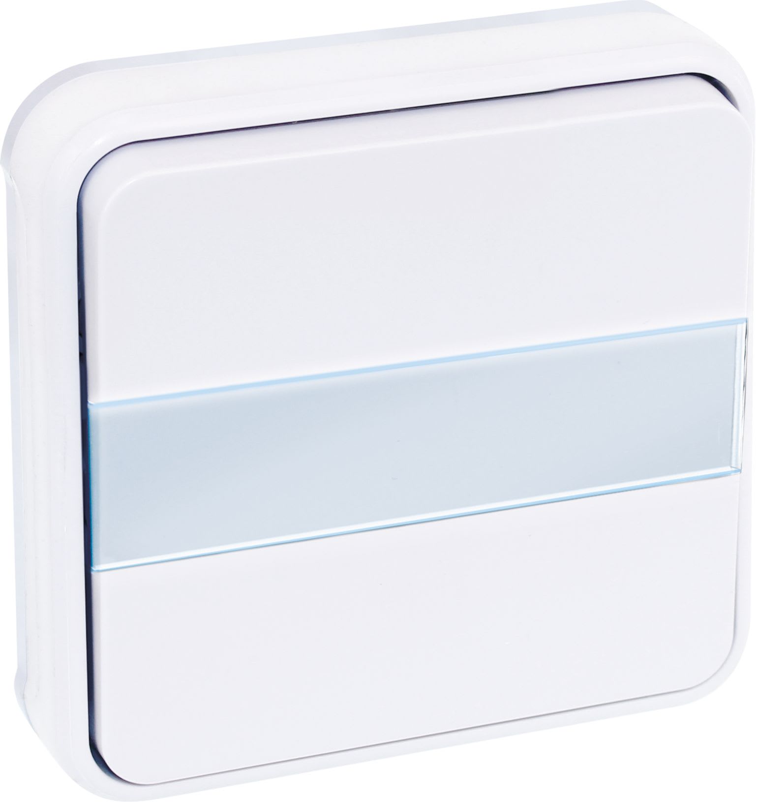 Eur Ohm - OXXO BP porte etiq lum BLANC ENCASTRE IP55