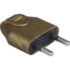 Eur Ohm - 6A male droite or