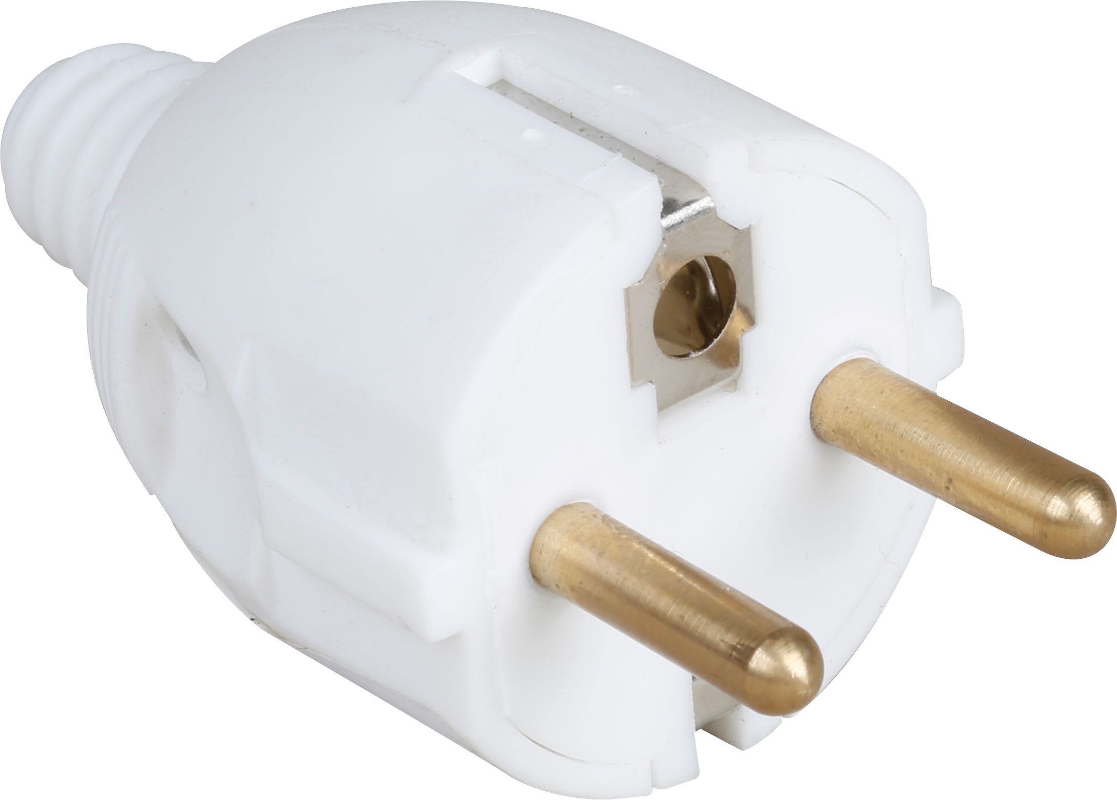 Eur Ohm - Fiche male all. 16A blanche