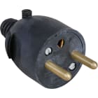 Eur Ohm - 16A male coiffe noire