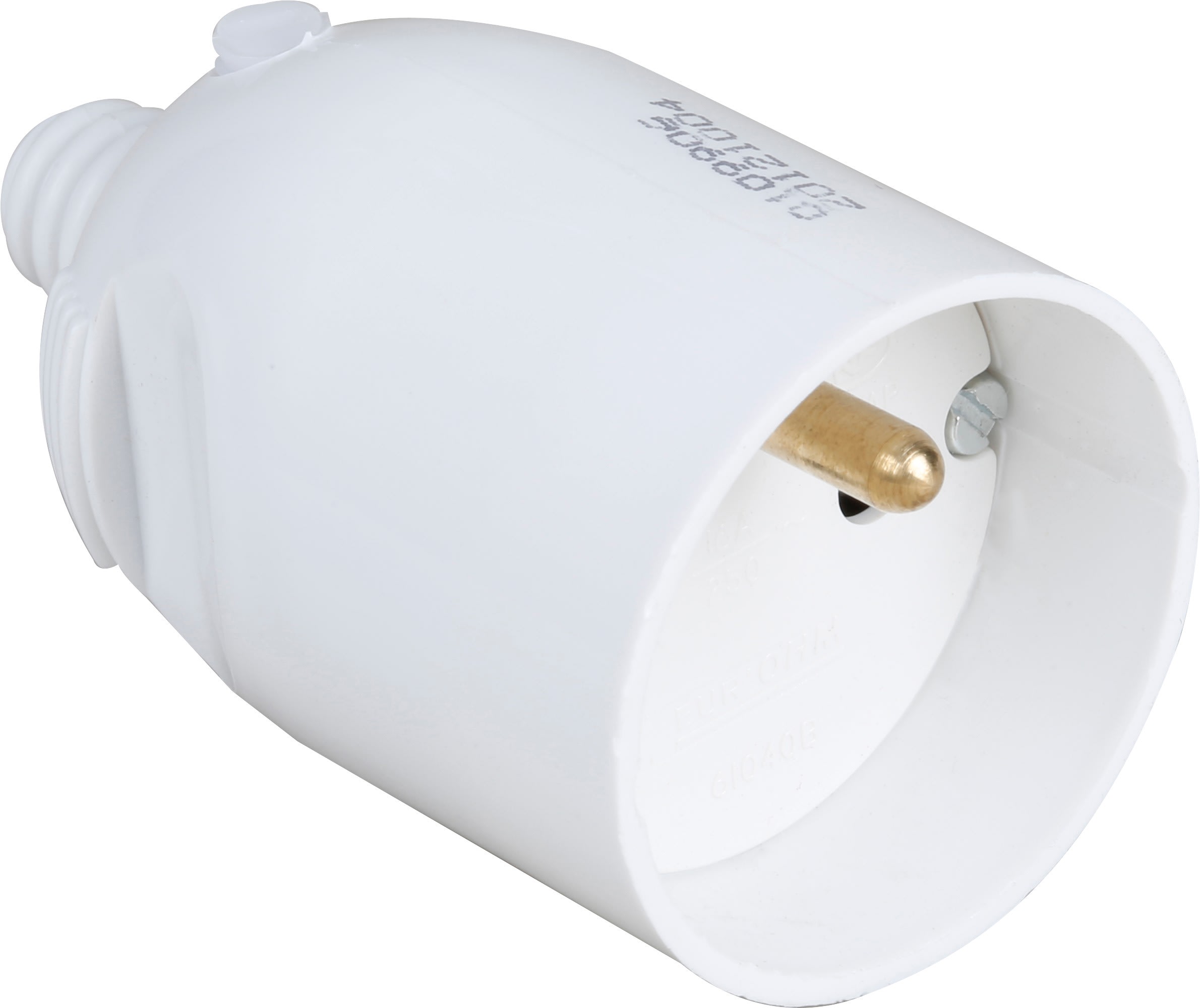 Eur Ohm - 16A fem. coiffe blanche (étiquette unitaire)