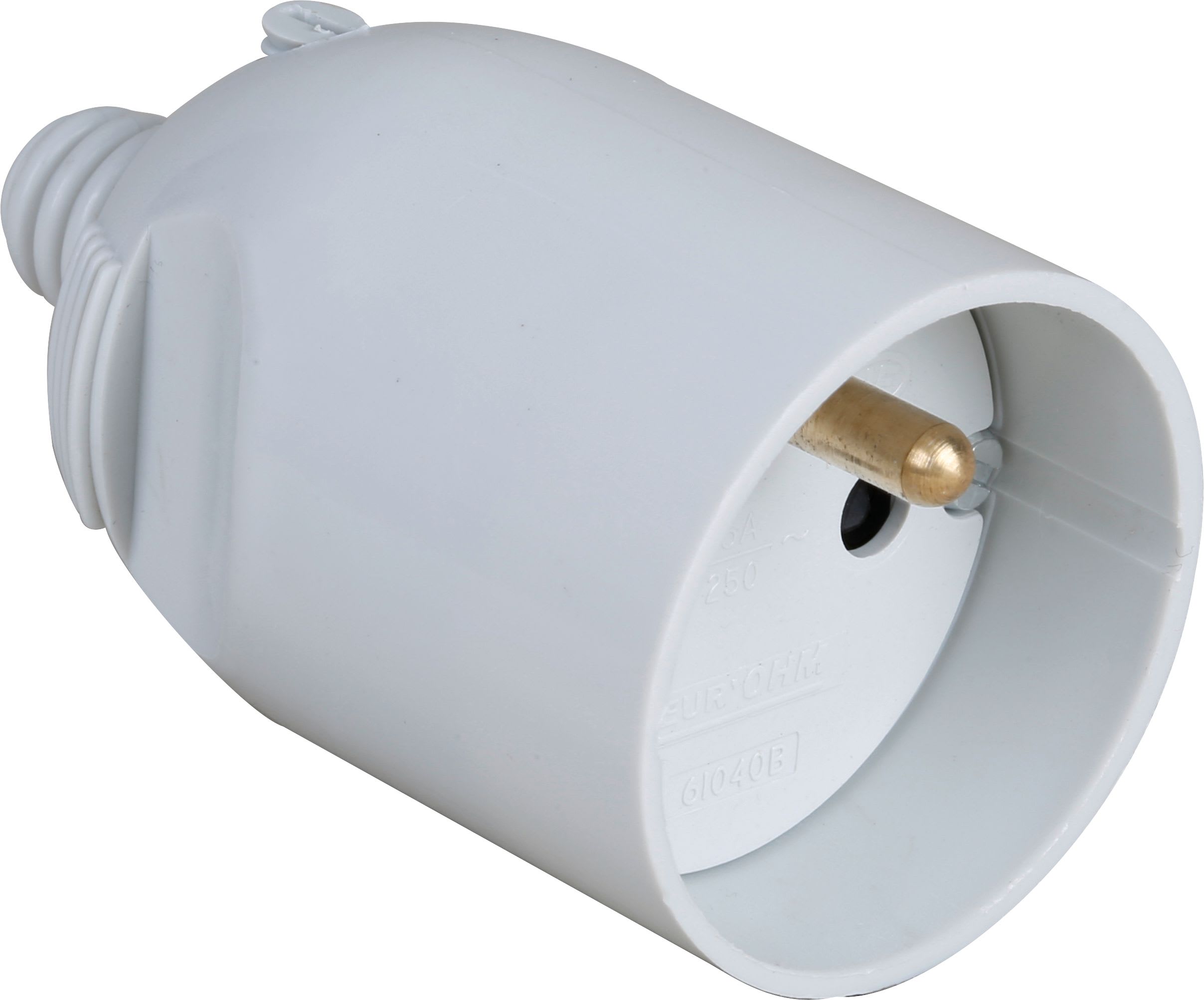 Eur Ohm - 16A fem. coiffe grise
