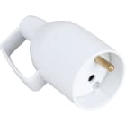 Eur Ohm - 16A fem. coiffe ann. blanche
