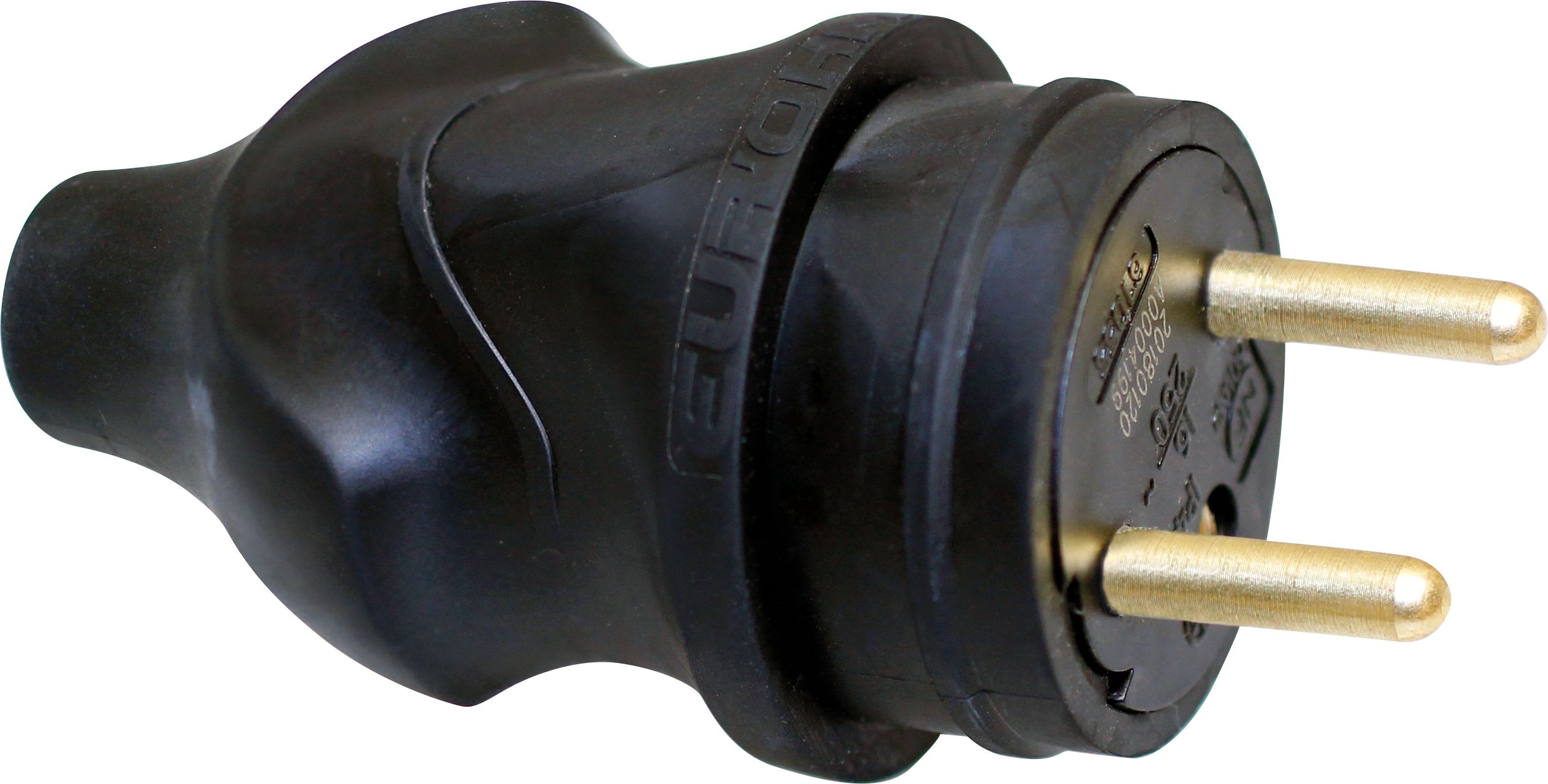 Eur Ohm - 16A male caou.IP40 ss bague