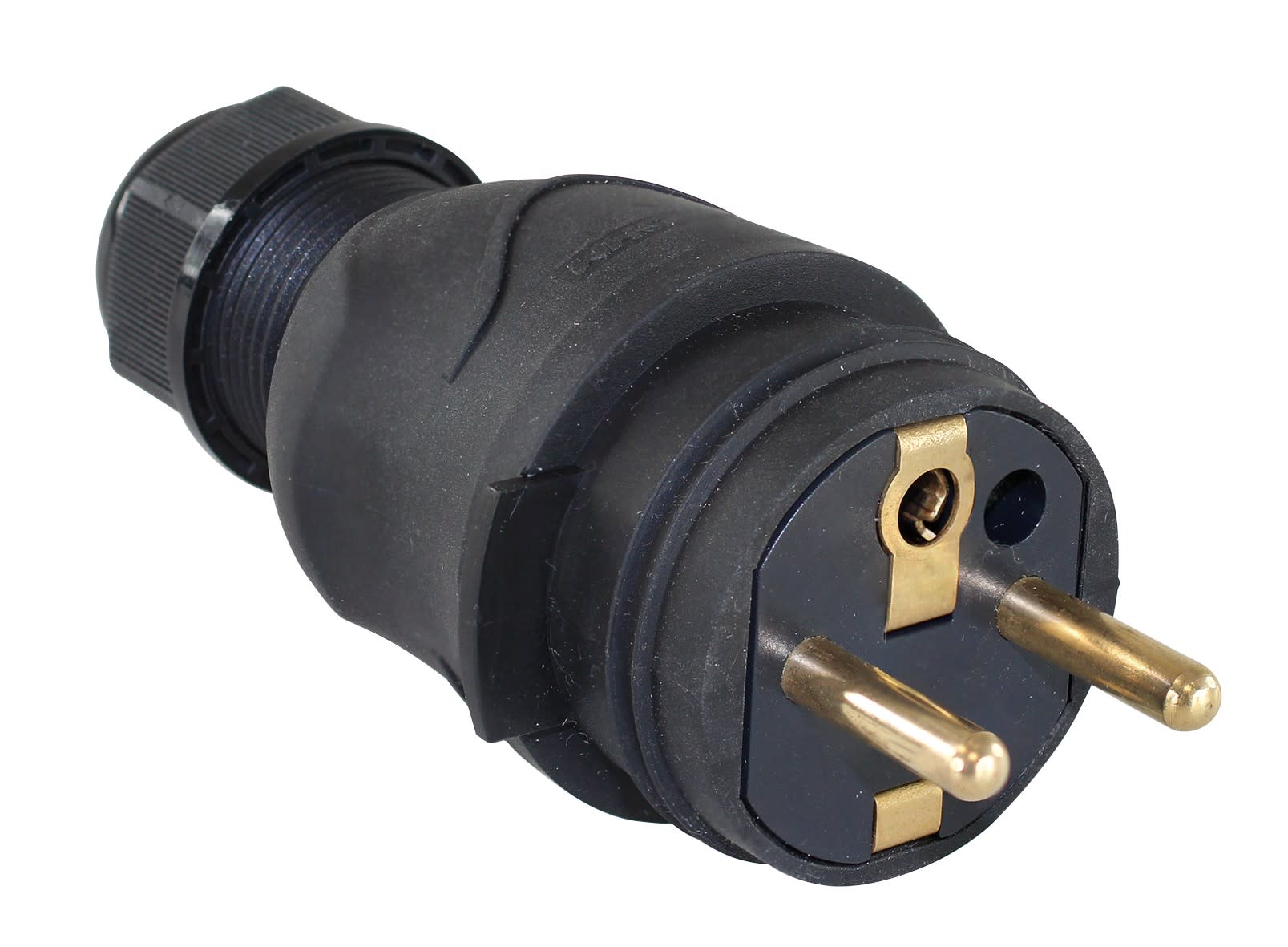 Eur Ohm - 16A male caou.IP67 Fr-Schuko