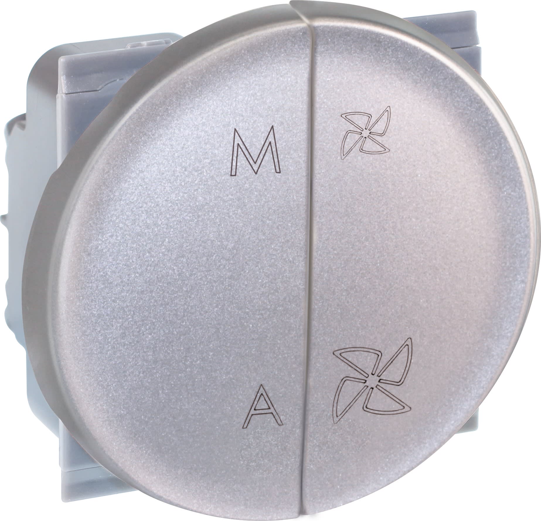 Eur Ohm - COMETE Cde VMC 2 vitesses + Marche/Arrêt SILVER
