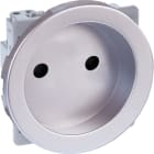 Eur Ohm - COMETE Prise 2P SILVER