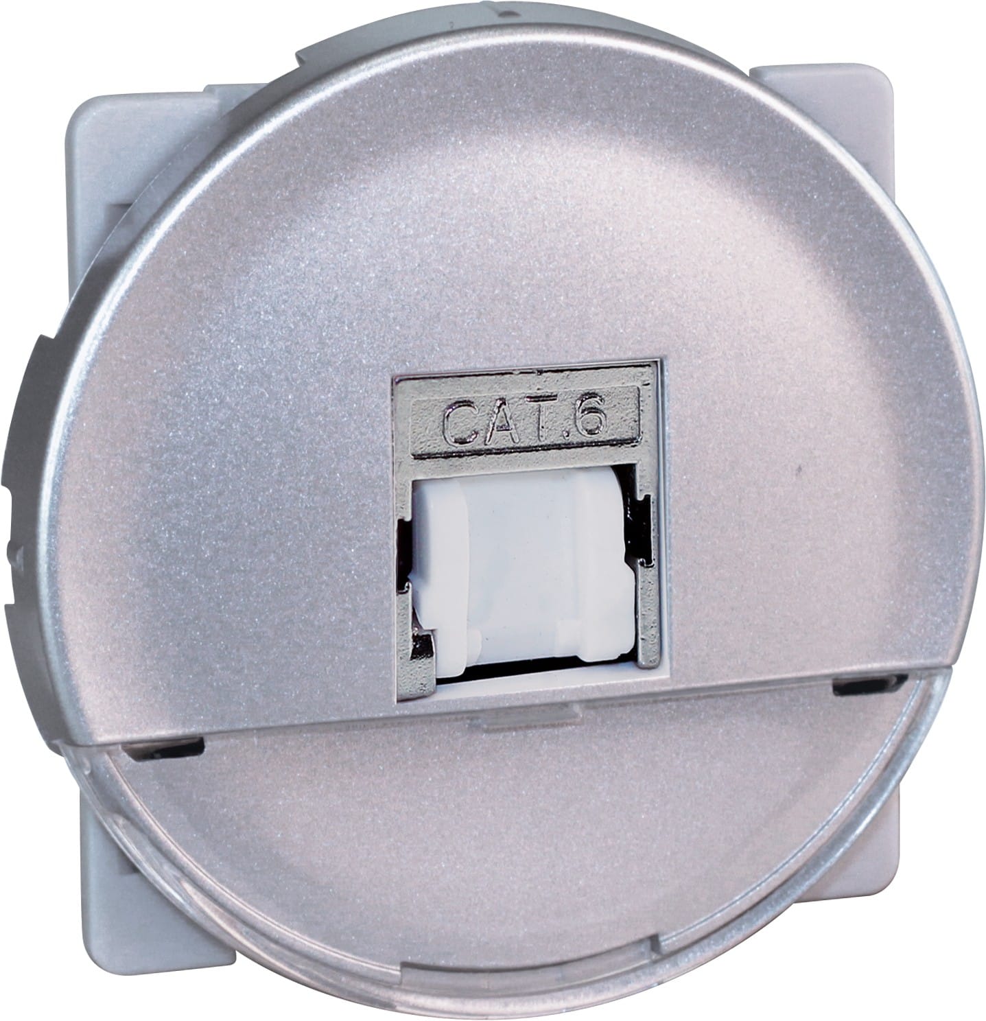 Eur Ohm - COMETE Prise RJ45 Multimédia STP Cat.6A Grade 3 SILVER