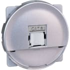 Eur Ohm - COMETE Prise RJ45 Multimédia STP Cat.6A Grade 3 SILVER