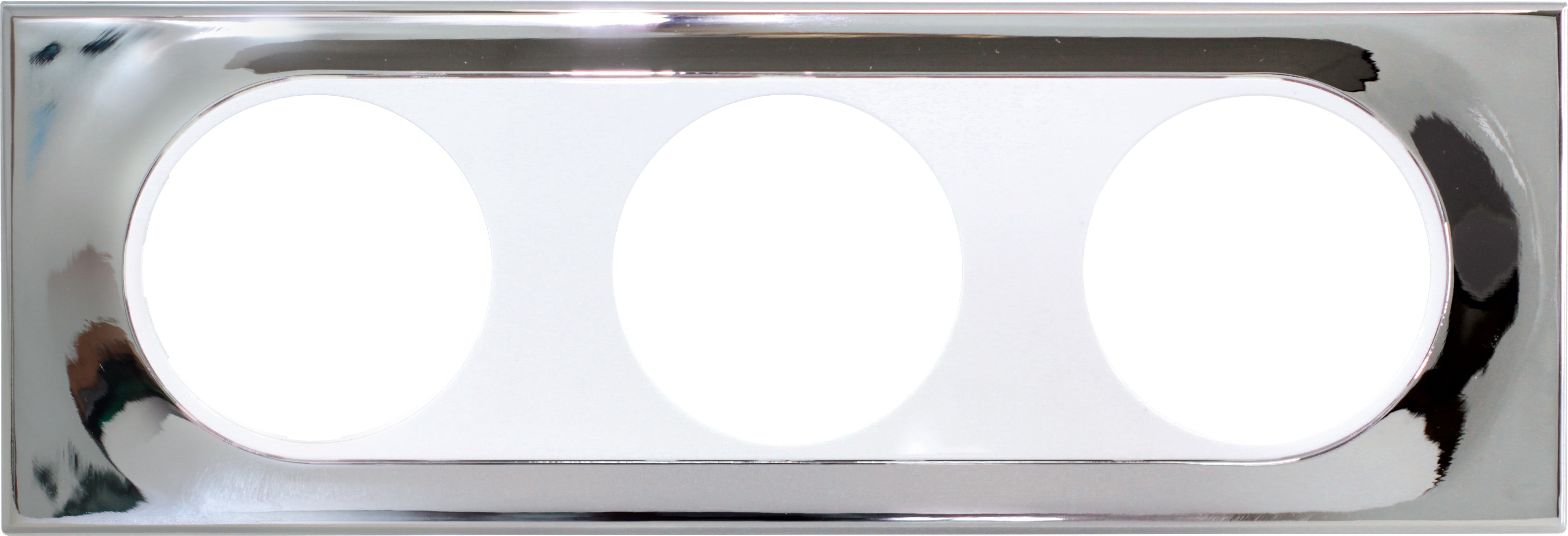 Eur Ohm - COMETE Plaque 3 positionstes MIRROR