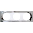 Eur Ohm - COMETE Plaque 3 positionstes MIRROR