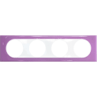 Eur Ohm - COMETE Plaque 4 postes JULIA