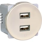 Eur Ohm - COMETE Dble USB A TITANE