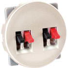 Eur Ohm - COMETE Prise Double HP TITANE