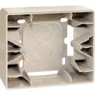 Eur Ohm - COMETE Cadre saillie 1 poste type B TITANE