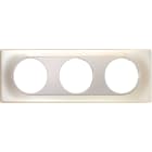 Eur Ohm - COMETE Plaque 3 positionstes TITANE