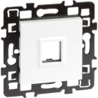 Eur Ohm - Cadre support RJ45 ( sans noyau)