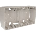 Eur Ohm - Cadre saillie 2 postes