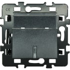 Eur Ohm - BP porte-étiquette lumineux ( voyant rouge)anthracite