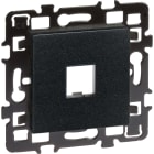 Eur Ohm - Cadre support RJ45 antracite