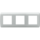 Eur Ohm - Plaque Alu 3p. ent71mm ESPRIT