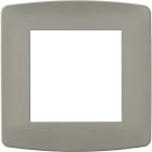 Eur Ohm - Plaque taupe 1 poste