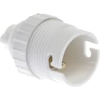 Eur Ohm - Douille B22 sple bague blanche
