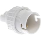 Eur Ohm - Douille B22 dble bague blanche