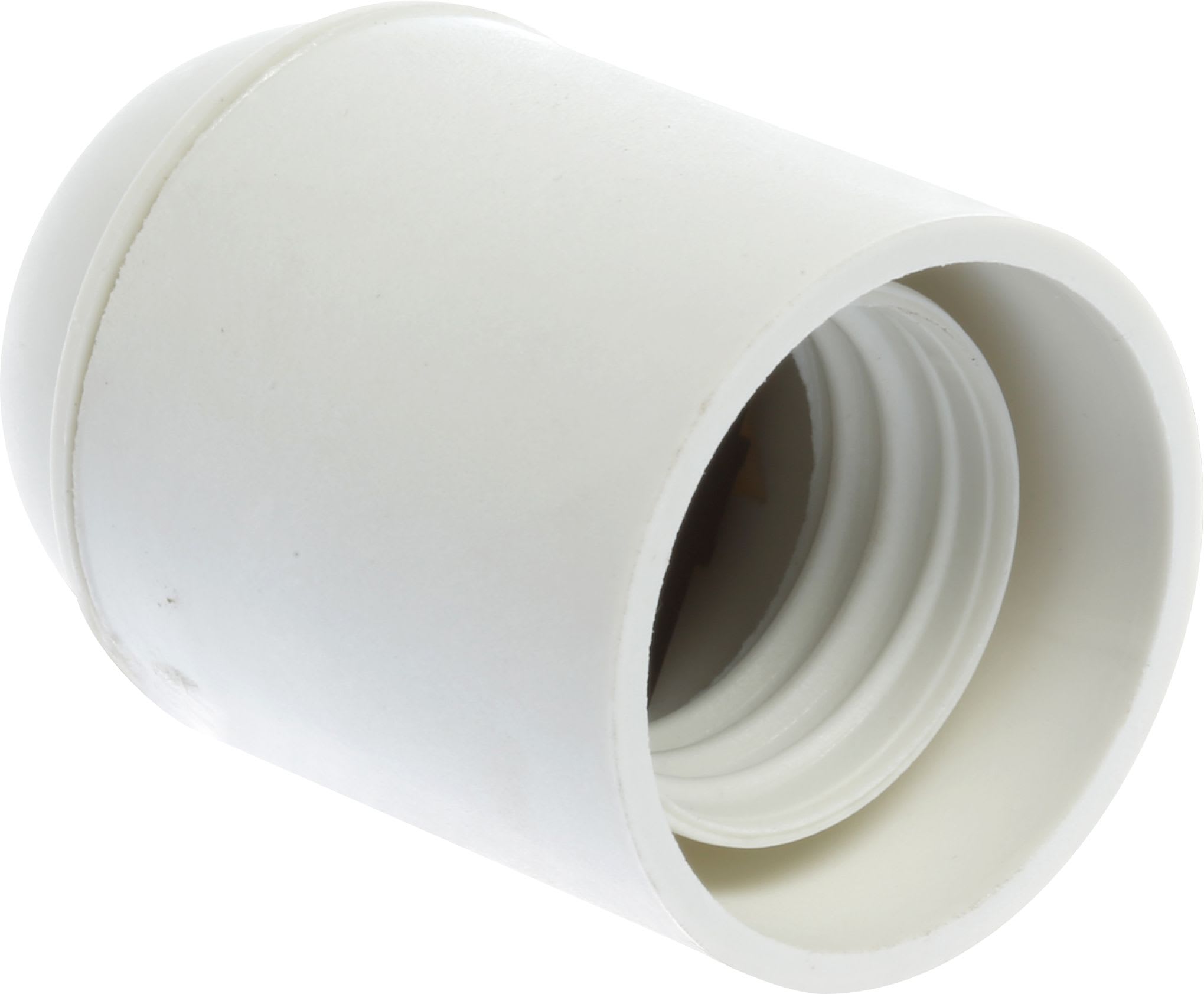 Eur Ohm - Douille E 27 sple bague blanche