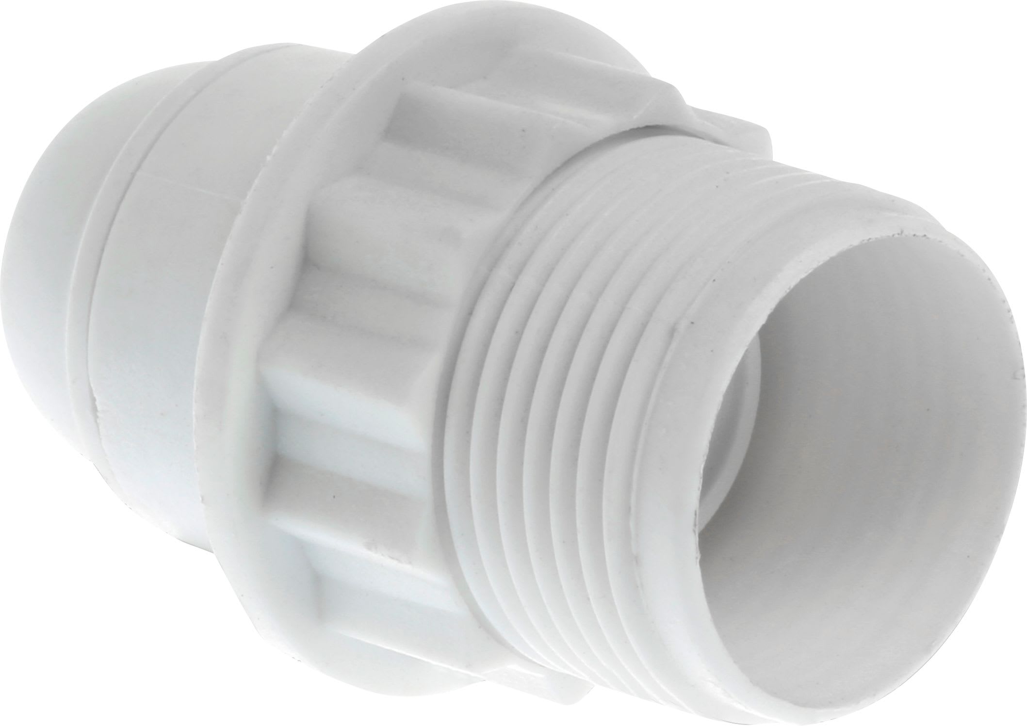 Eur Ohm - Douille E 27 dble bague blanche