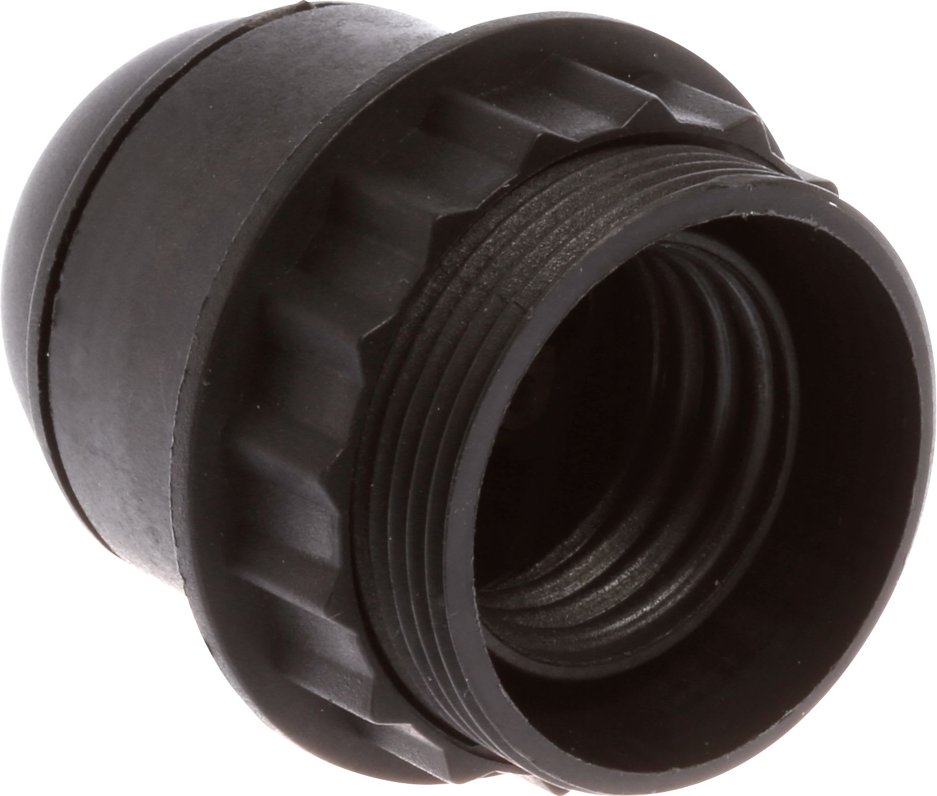 Eur Ohm - Douille E 27 dble bague noire