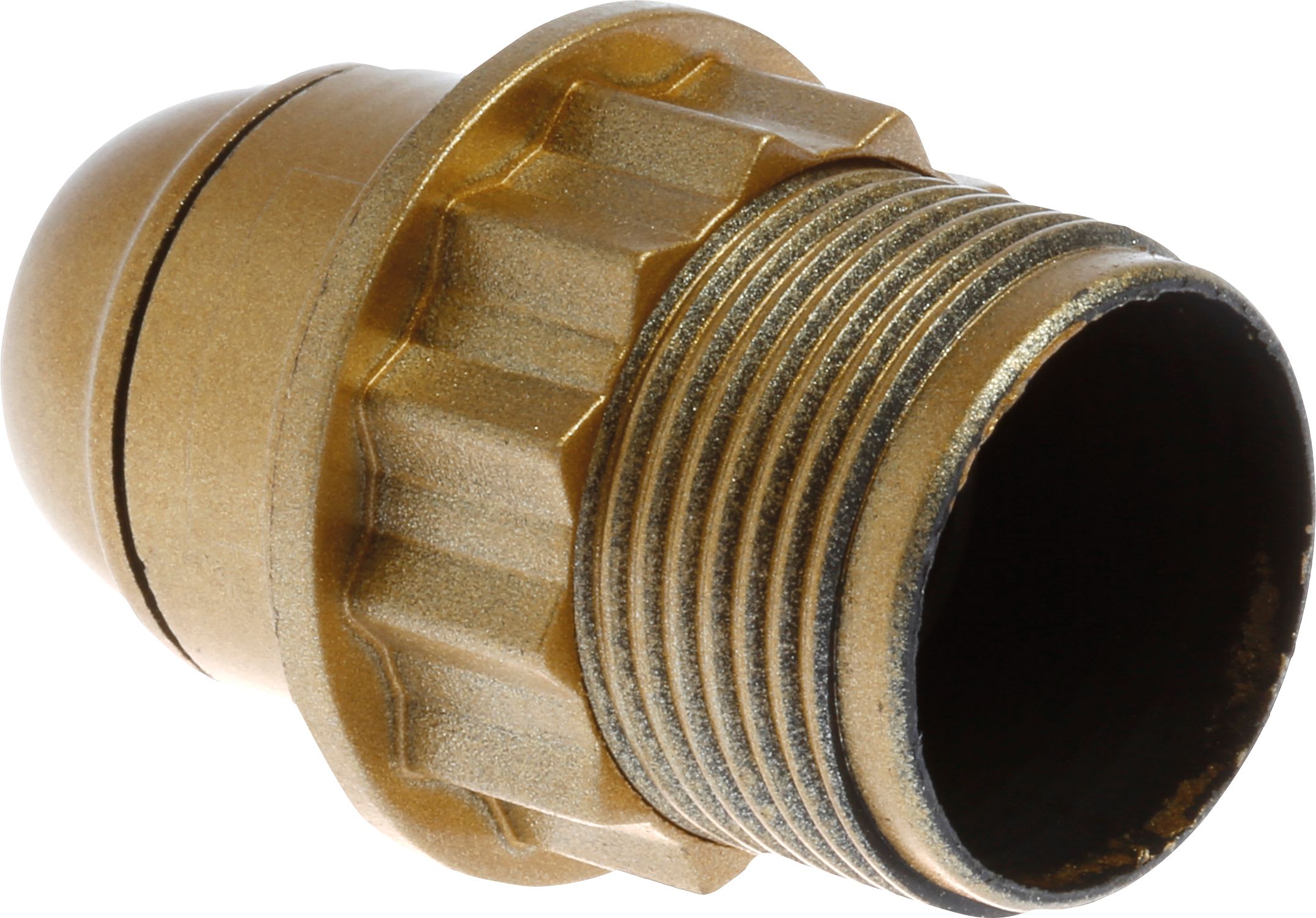 Eur Ohm - Douille E14 dble bague or