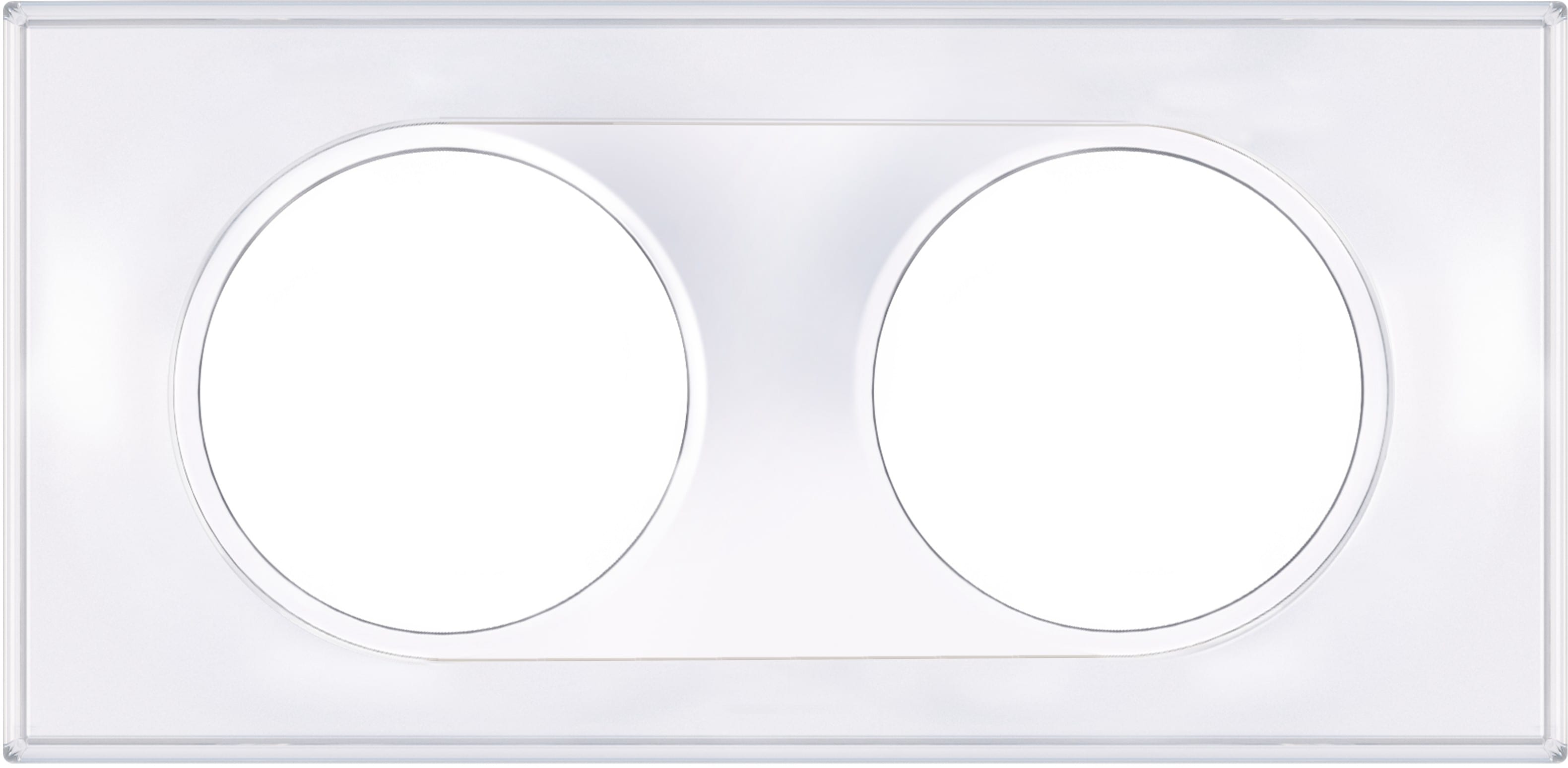 Eur Ohm - COMETE Plaque 2 postes DREAMY