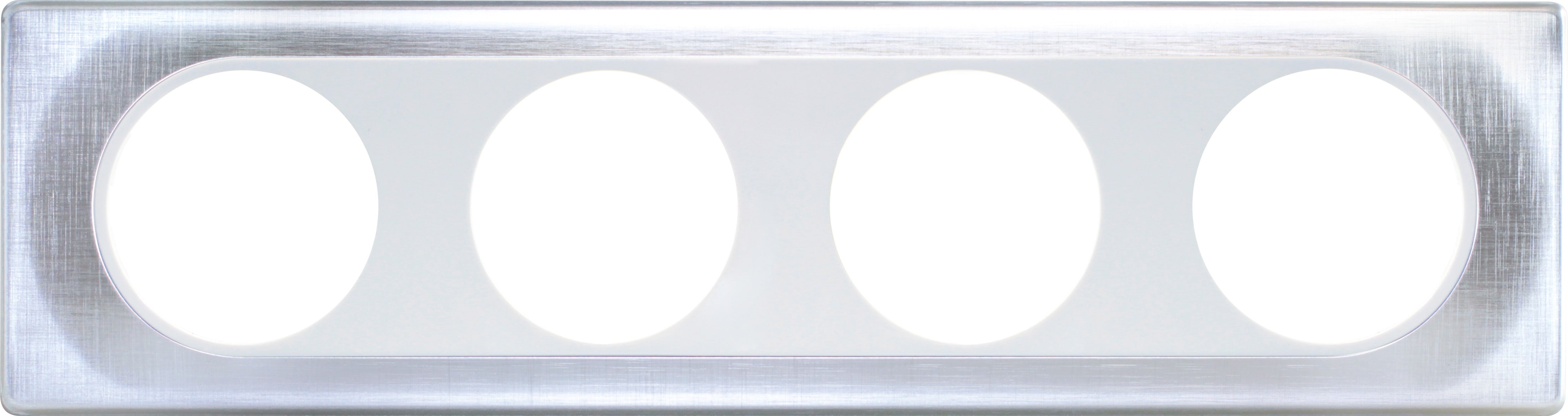 Eur Ohm - COMETE Plaque 4 postes SOUL