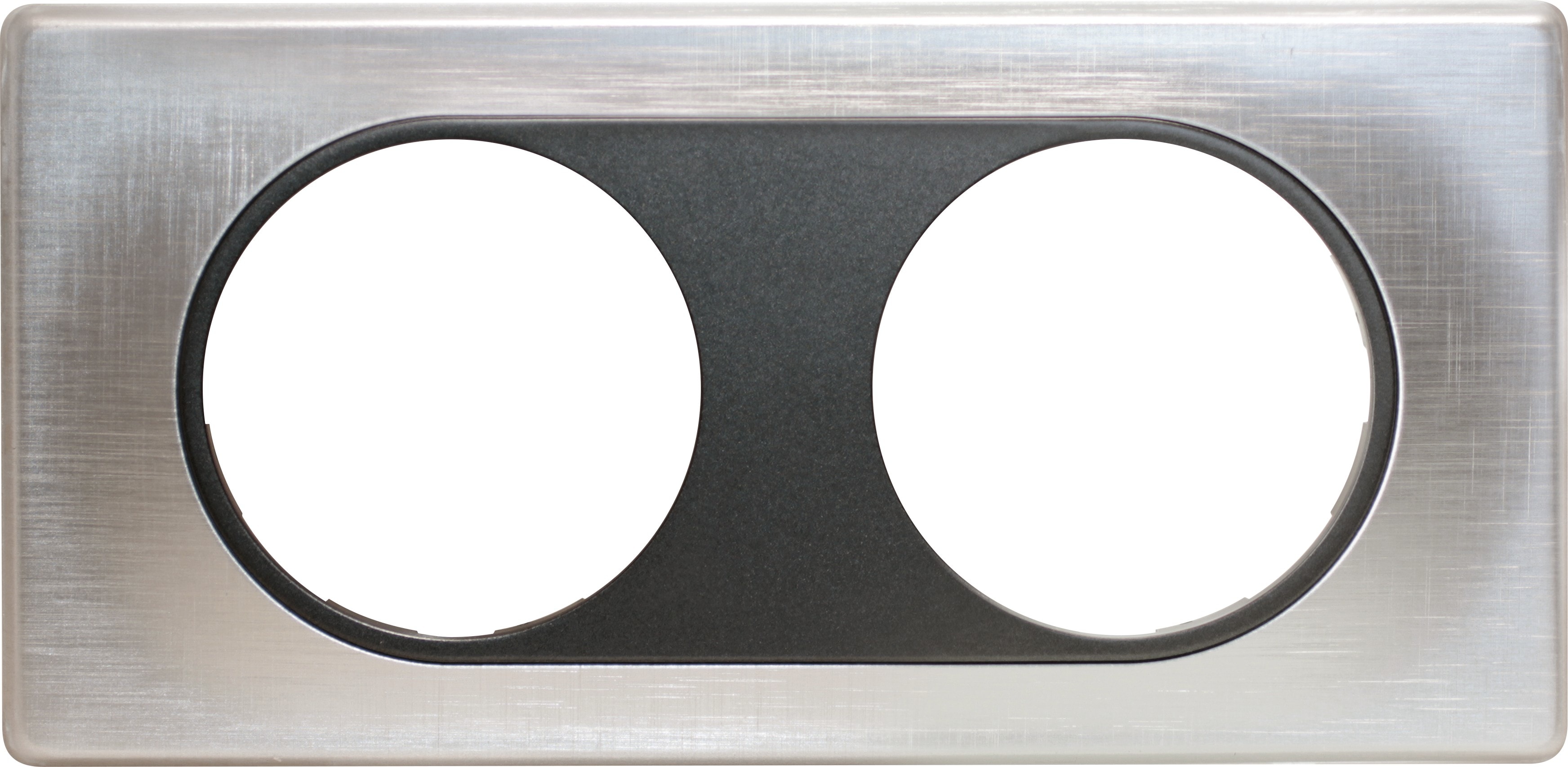 Eur Ohm - COMETE Plaque 2 postes SPIRIT