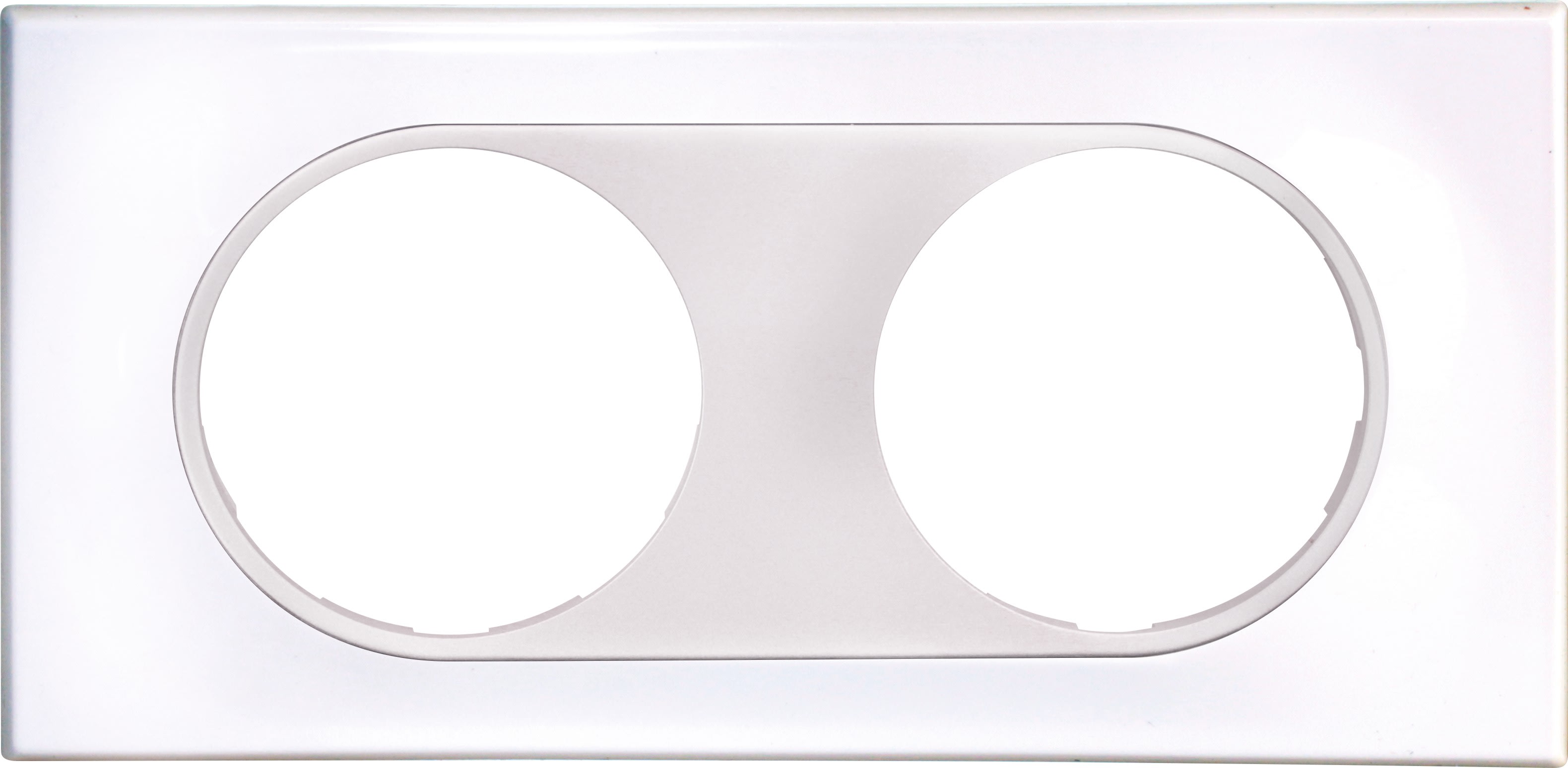 Eur Ohm - COMETE Plaque 2 postes ALLURE