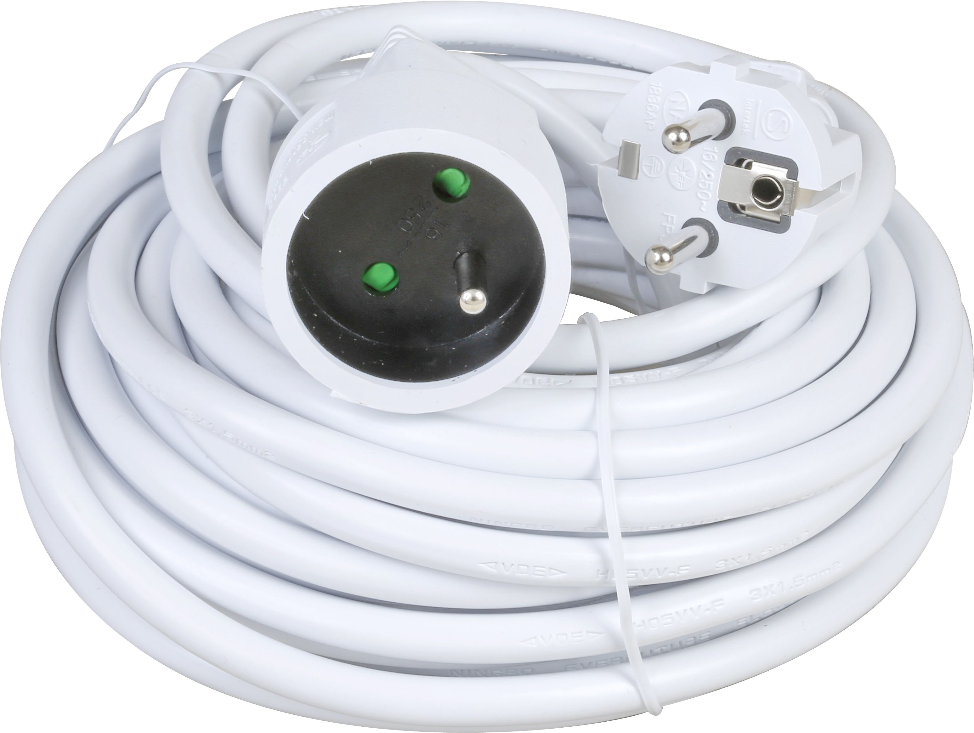 Eur Ohm - Prol.10/16A 3x1.5 10m blc