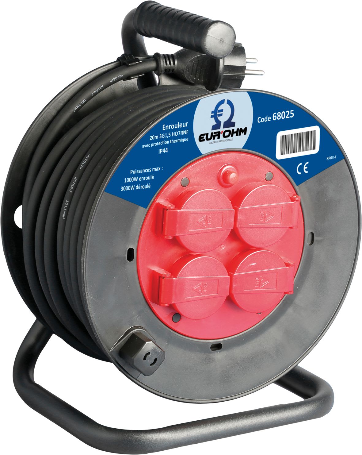 Eur Ohm - Enroul.IP44 3G1,5² 25m