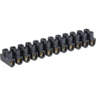 Eur Ohm - Barrette laiton noire 2,5 mm²