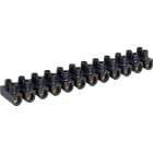 Eur Ohm - Barrette laiton noire 25 mm²