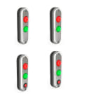 Acie Automatisme - voyant de signalisation avec buzer 12/24 CC et 12/28VA fixe ou clignotant